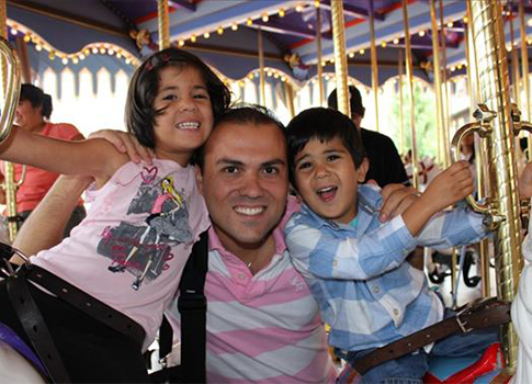 Saeed Abedini and children / ACLJ