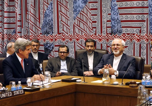 U.S. Secretary of State John Kerry, Iranian Foreign Minister Mohammad Javad Zarif  / AP