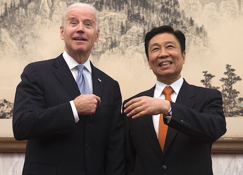 Vice President Joe Biden and his Chinese counterpart Li Yuanchao