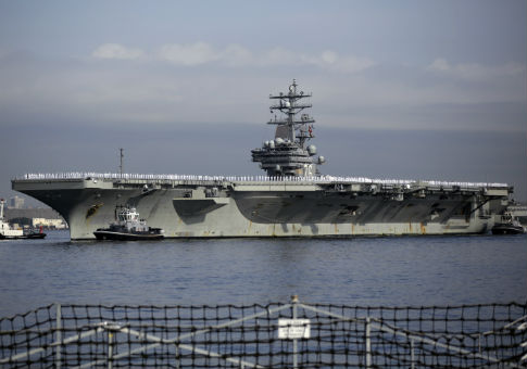 The USS Ronald Reagan / AP