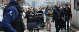 People are evacuated from Brussels Airport  / AP