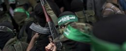 Hamas militants of the Izzedine al-Qassam Brigades in Gaza City / AP