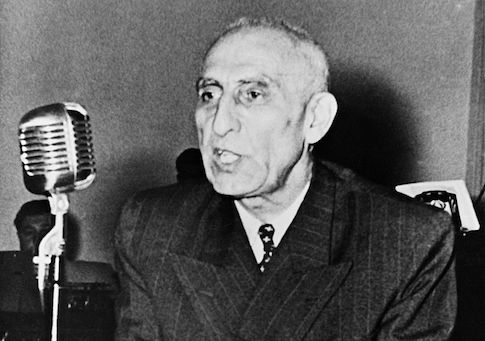 Picture released in the early 50s of Iranian Prime minister Mohammed Mossadegh
