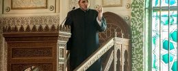 A Muslim cleric speaks at the Grand Mosque in Brussels on March 25, 2016 / Getty Images