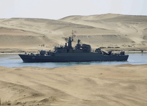 The Iranian navy frigate IS Alvand
