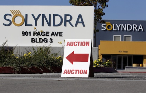 Solyndra headquarters in Fremont, Calif. / AP