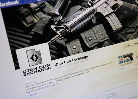 A Facebook page for a gun exchange that may be banned by the new policies / AP