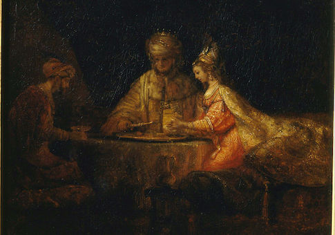 Rembrandt's 'Ahasuerus and Haman at the Feast of Esther'