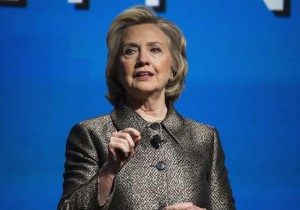 Former U.S. Secretary of State Hillary Clinton speaks during the unveiling of "No Ceilings" and the "Not There Yet: A Data Driven Analysis of Gender Equality study" in New York March 9, 2015