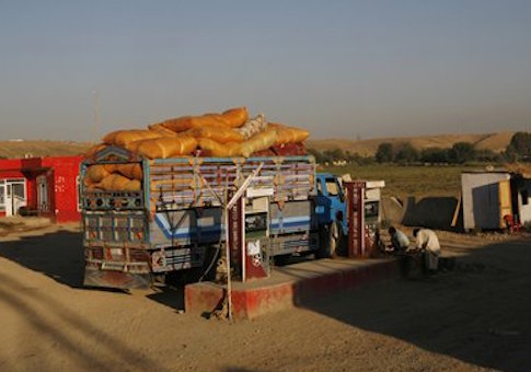 A gas station in Afghanistan in 2009