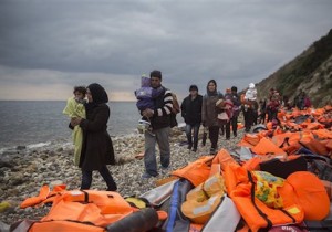 Syria migrants and refugees