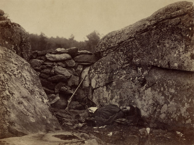 Home of a Rebel Sharpshooter by Alexander Gardner (1863) / Collection of Ron Perisho