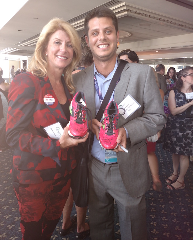 me and wendy davis with shoes