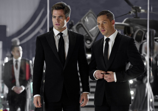Chris Pine and Tom Hardy in "This Means War"