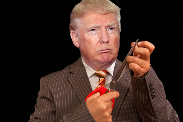 Trump Cuts His Fingernails