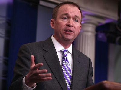 White House Budget Director Mick Mulvaney