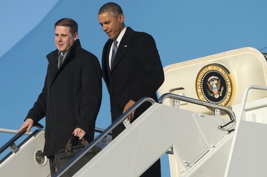 Barack Obama and Dan Pfeiffer / Getty
