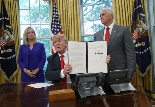 President Trump Signs Executive Order Ending Family Separations At Border