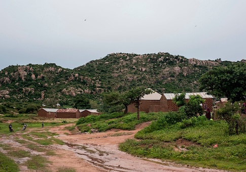 A general view of the Fulani village of Luggere, in Nigeria