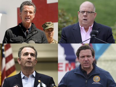 Newsom Hogan Northam DeSantis