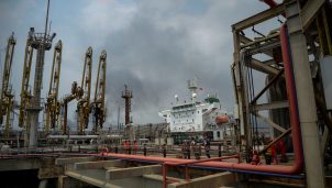 An Iranian-flagged oil tanker