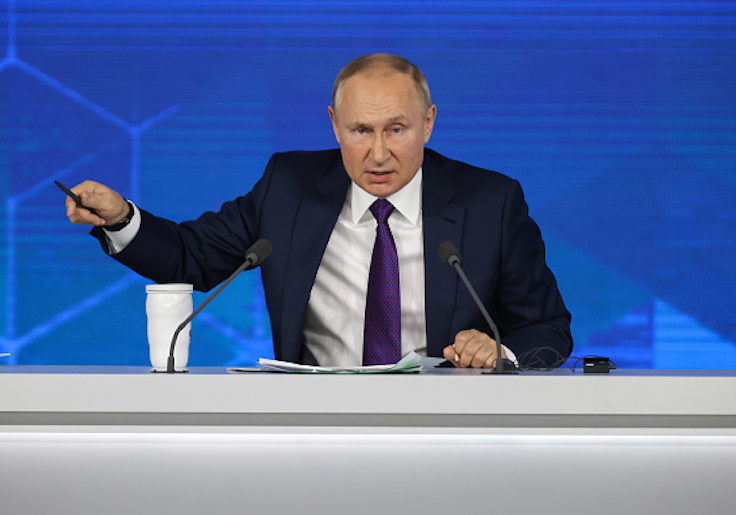 Russia's President Vladimir Putin Annual News Conference