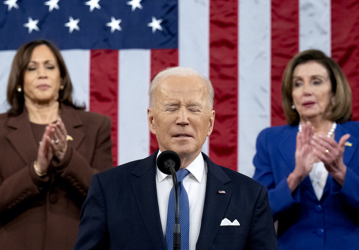 President Biden Delivers His First State Of The Union Address To Joint Session Of Congress