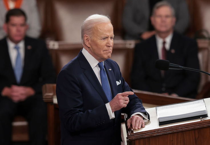 President Biden Delivers His First State Of The Union Address To Joint Session Of Congress