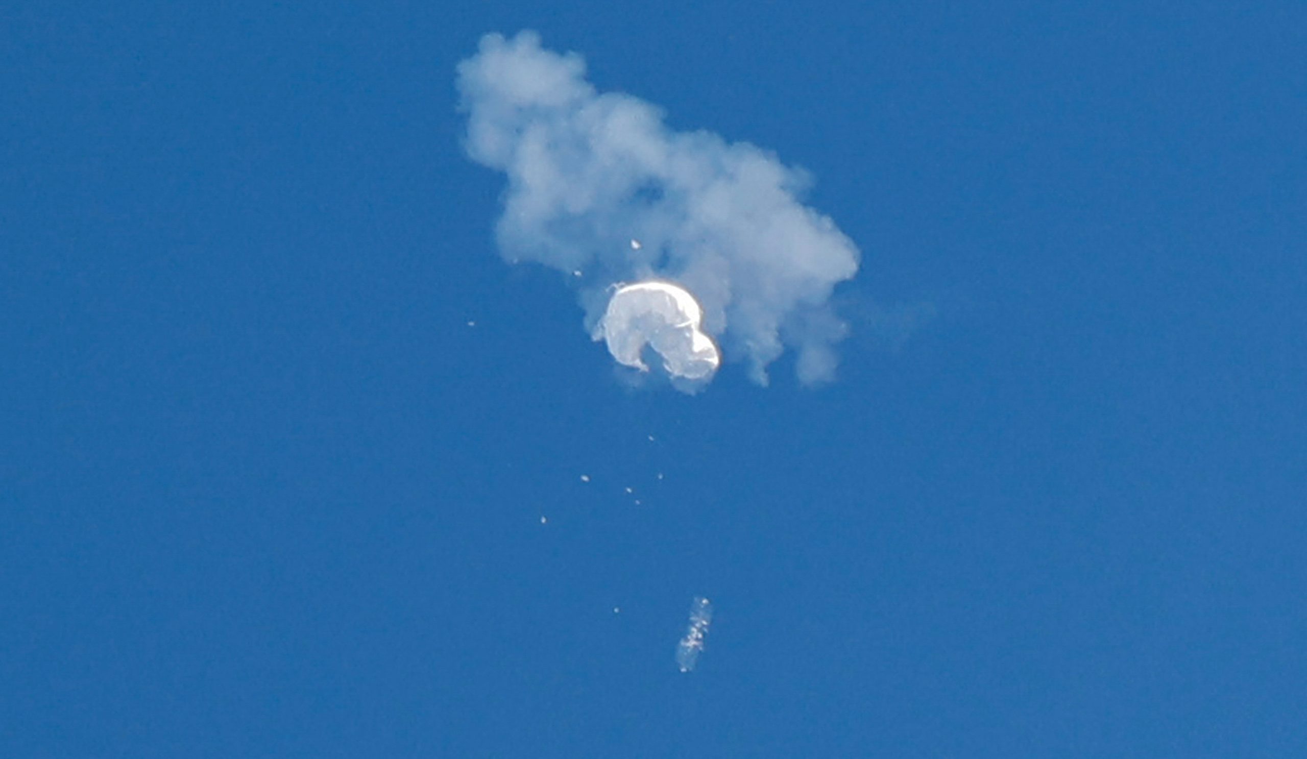 Military Finally Shoots Down Chinese Spy Balloon After Biden Let It Float Across Entire Country