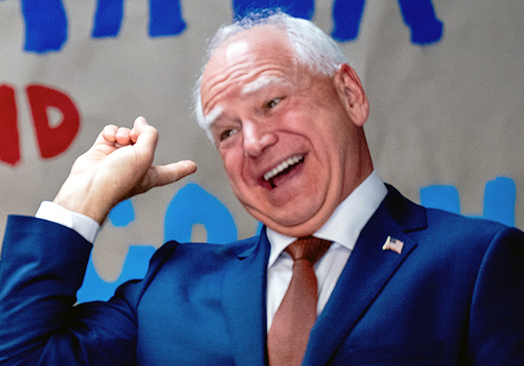 Tim Walz Pledges To 'Welcome More' Somalis Into Minnesota as Evidence of Staggering Fraud Scheme Makes National Headlines