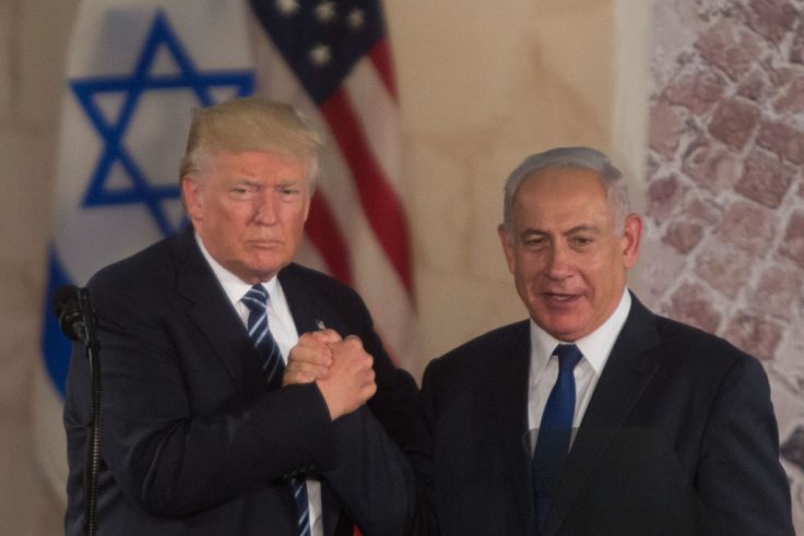 Us President Donald Gives a Speech at Israel Museum