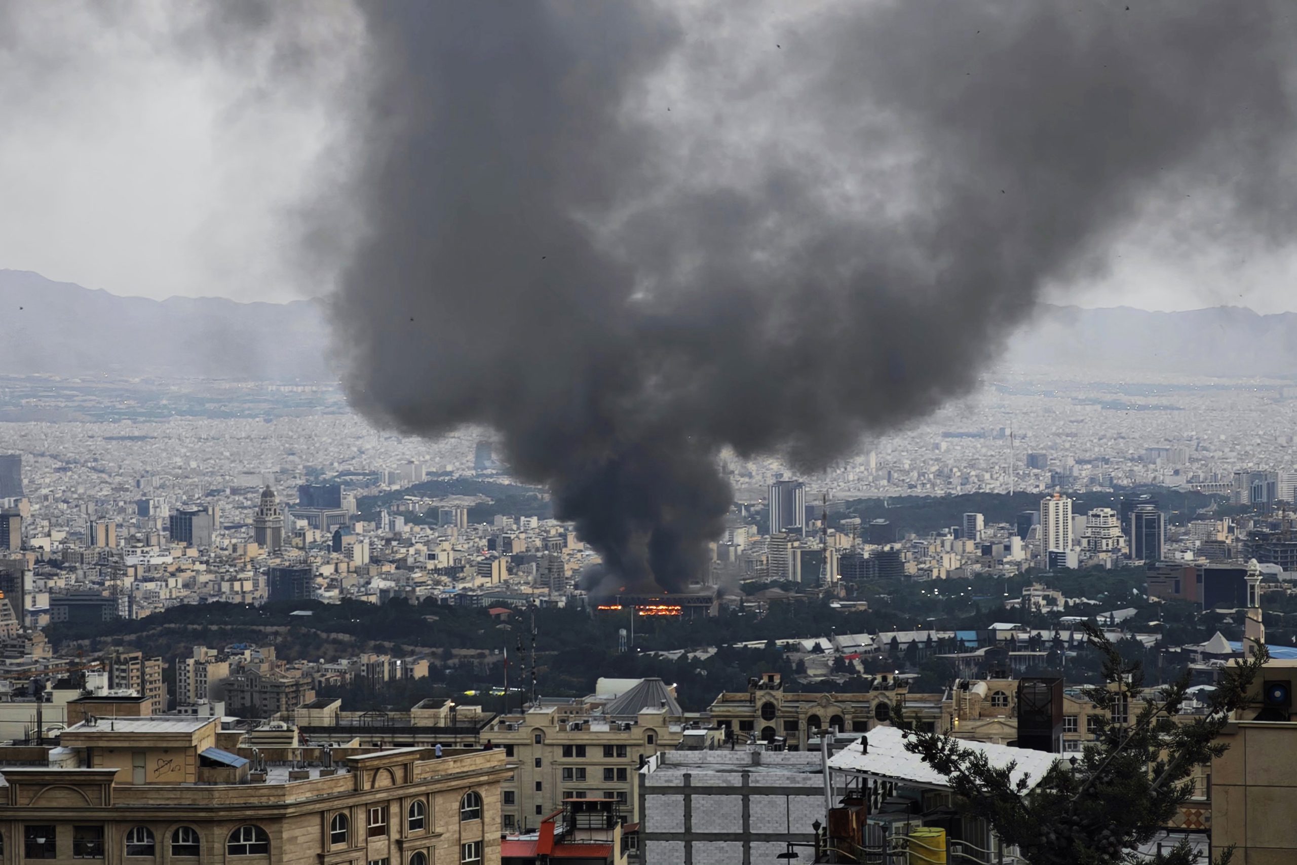 Israel Hits Iranian Weapons Depots, Internal Security HQ As Trump Weighs US Involvement