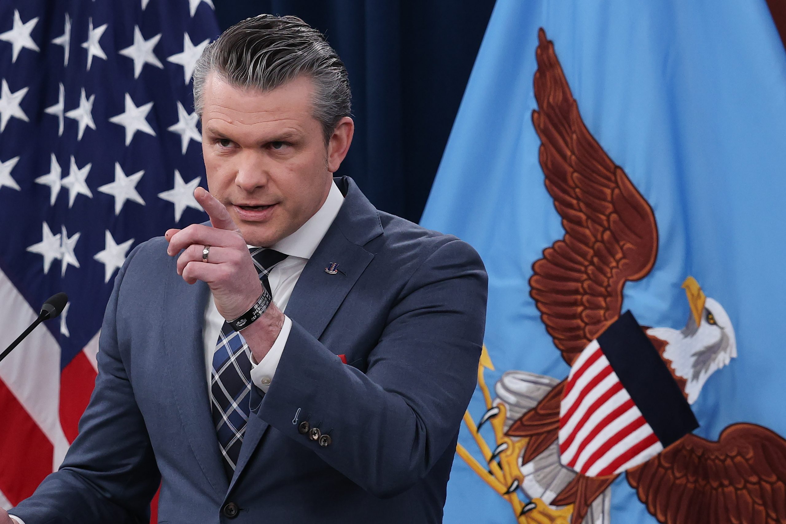 Hegseth Takes Aim at Iranian Regime ‘Pirates and Terrorists’ and ‘Legacy Trump-Hating Press’ in News Conference
