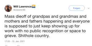 Left-Wing House Candidate William Lawrence Called America a ‘Shithole Country,’ Posted Upside-Down American Flag